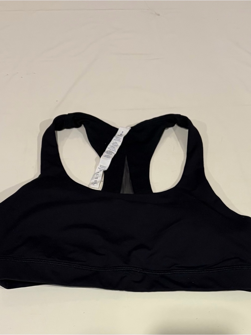 lululemon athletica Black Racerback Sports Bra